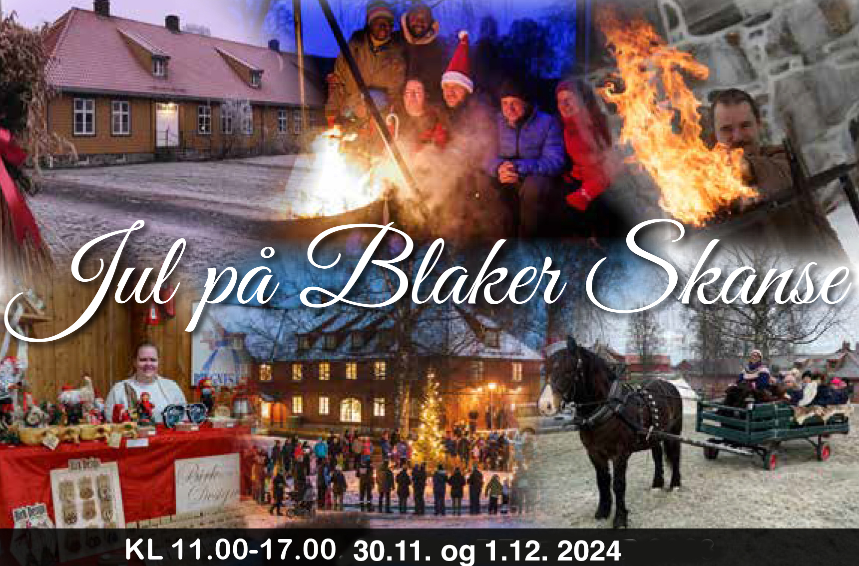 Jul på Blaker skanse