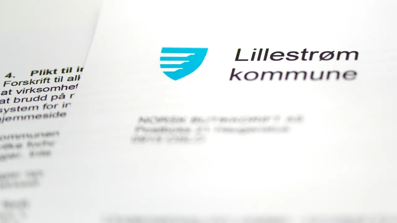 Brev fra Lillestrøm kommune