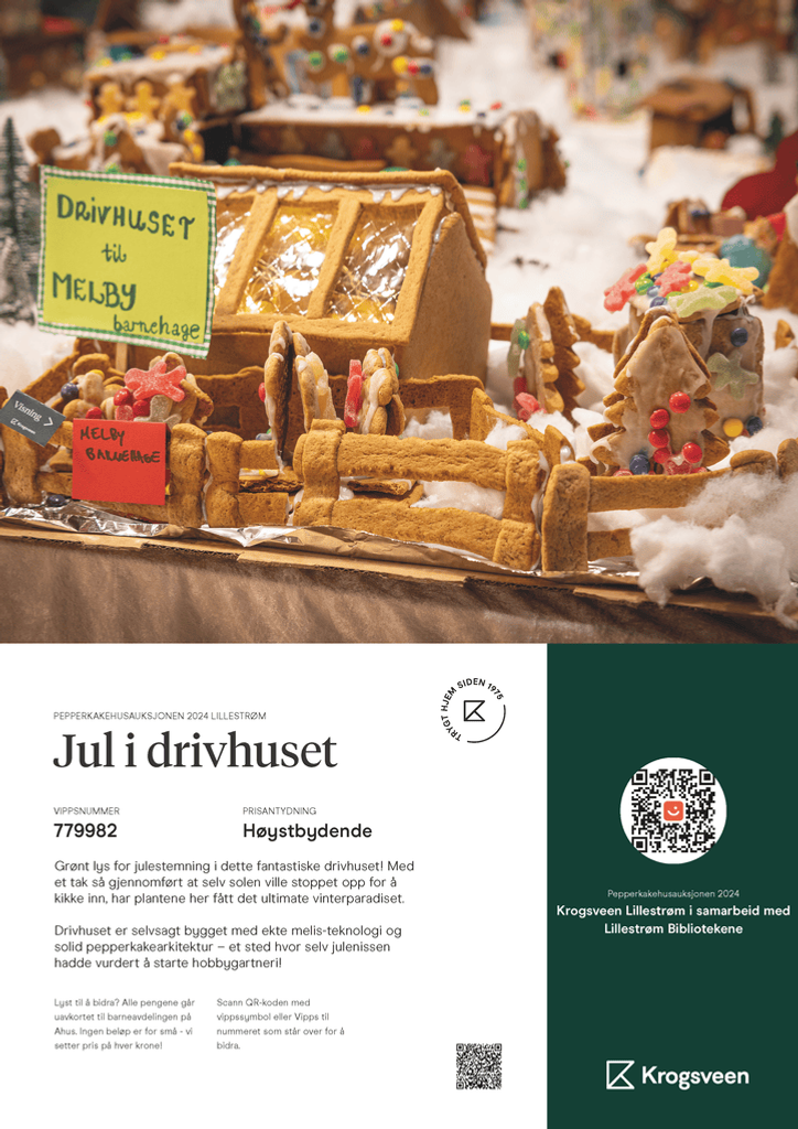 Salgsannonse jul i drivhuset